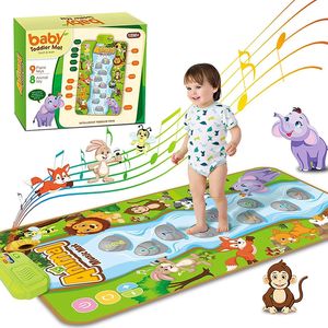 Bebek Müzik Mat Oyuncak Montessori Oyuncak Okul Öncesi Dans Mat 2-4 Yıl Duyusal Adım Şarkı Zemin Mat Çocuk Noel Hediyesi 240522