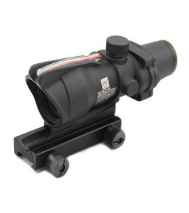 ACOG 4x32 Optical Scope with Red Fiber Crosshair reflective coating Weaver Rifle Scopes Combat Gunsight For Hunting2863491