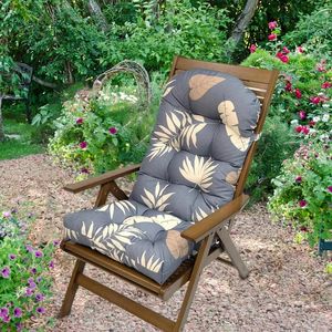 Cuscini reclinabili cuscino patio cuscino addensato sedia a dondolo sedia tatami tatami sedile 240521