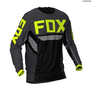 T-shirty męskie T-shirty Foxx proste na zewnątrz kombinezon sportowy kombinezon wyścigowy Cross-Country Reseal T-shirt Motorcycle 2ain