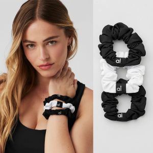 Al Yoga Taze Mini Scrunchie Head Band Kadınlar İçin Yoga Aksesuar Sporları Boş Zaman Saç Döngü Konforu Elastik Spor Salonu Egzersiz Saç Yüzüğü