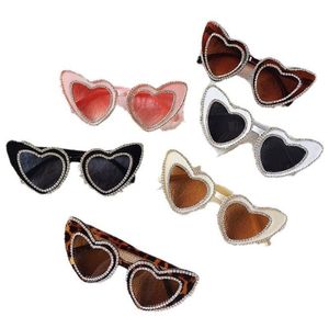 Kids Fashion Heart Design Sunglasses Toddler Baby vintage glitter sunglasses UV Protection