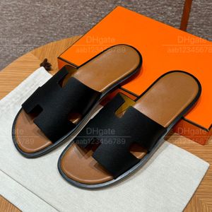 Top Quality Luxury Shoes Classic Designer Shoes Men's Slippers All Handmade Leather Spring With Summer Casual Slippers Fashion Men's Shoes Original Box Packaging.