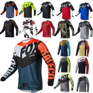 Herr t-shirts enduro mtb cykelhylsa tröja downhill skjorta camiseta motocross t-shirt mx mountain cykla kläder hpit räv 76r8