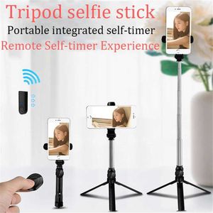 Selfie Monopods Tripod Selfie Stick Stick Handheld Remote Control Celular Telefone portátil Mini Bluetooth Selfie Stick Photo Tomando Vídeo S2452207