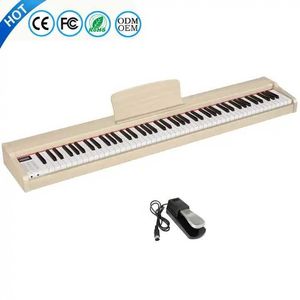 Keyboards Klavierbaby Music Sound Toys Tragbares ungezwungenes Design 88 Key Numeric Piano Keyboard (ohne Ständer) WX5.21