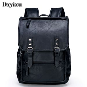 Masowe mężczyźni swobodny plecak Travel Travel Man Man Large Pacader Teeniager Bag Mochila Oryginalne skórzane laptopy 201118 2239