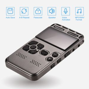 Digital Voice Recorder Professional HD активированный O 8 ГБ 16 ГБ 32 ГБ ЖК -дисплей Длинный срок службы батарея MP3 Drop Delive Electronics Гаджеты Dhoqd