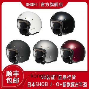 Hełm motocyklowy Shoei do japońskiego butów Vespa Triumph Honda Motorcycle Pedal 3 4 Half Helmet 1: 1 Oryginalna jakość i logo