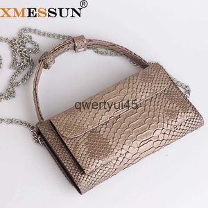 Cross BodyWomen Pu Leather Clutch Bag نمط ثعبان حقيبة يد فاخرة النعمة النبسة تصميم القابض تصميم الكتف Crossbody Bag H240523