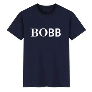 Men's T-shirt BOBB Letter Printing Hundreds Of casual Men And Women New Fashion Breathable Sports Street Simple Tops