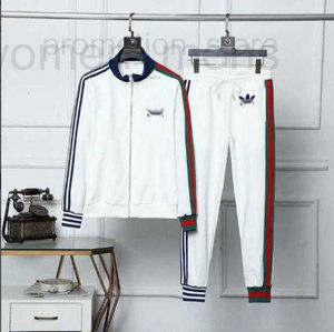 Men's Tracksuits designer opai sports and leisure suit autumn new ribbon men's cardigan two-pieXA92 IH3E