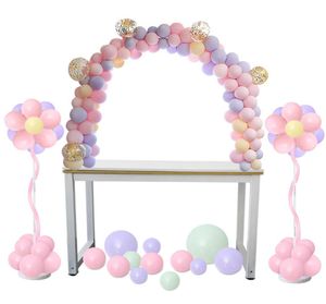 38pcs ayarlanabilir masa üstü balon kemer kitleri diy doğum günü düğün dekorasyon balonları standı çerçeve paskalya parti dekor tedariki q1905247825105
