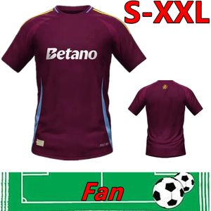2425 Aston Villas Soccer Jerseys Kit Kit Home 2025 2024 Mings McGinn Buendia Football Shirt Training Fan Wersja Camisetas Futbol Watkins Maillot Foot 888