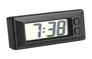 Schreibtischtischuhren digitaler Uhr Auto Dashboard Electronic Datum Uhrzeit Kalender Display6561545