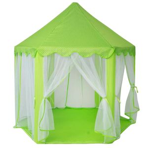 Girl Portable Castle Play Light Mat Kids Regali all'aperto Prince Princess Baby Toy Tent Pielding House Bed Nets