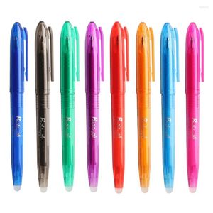 Kawaii Erasable Pen Suitable Refills Colorful 8 Color Creative Drawing Tools Cute Gel Sets School Office Stationery