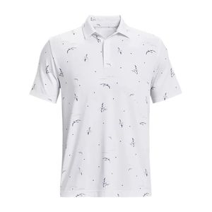 Mens White Printed Golf T-Shirt Summer Leisure Polo Shirt مريح في الهواء الطلق الرياضة Top American Baseball Jersey 240522