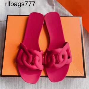 Ladies Oran Spring Slipper Fashion Pvc Fabric Matte Non-Slip Beach Shoes Solid Color Family Sandals och