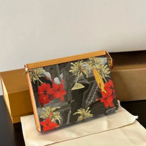 حقيبة قابض جديدة للأزياء محفظة Pochette محافظ القابض مصممة مصمم حقائب اليد كروس السيدات أزياء All-Match Classic Floral Wallet حقيبة يد