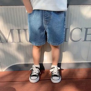 Shorts Shorts Neue Denim Thin Shorts Hosen Childrens Short Jeans Childrens Elastic Board Shorts Jungen Sommer kurzärmelig Starright Jeans WX5.22