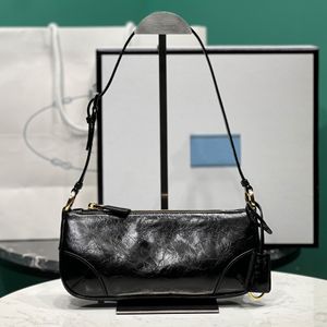 Novo re edição de óleo de cera de cera bolsa de ombro de ombro designer de luxo em couro genuíno tira ajustável alças de tampa crossbody saco de bolsa de zíper com zíper para zíper