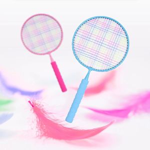 1Set Plastic Children Tennis Badminton Toys Outdoor Indoor Sports Leisure Rackets Parent Kid Toys Interactive Kids Gifts 240523