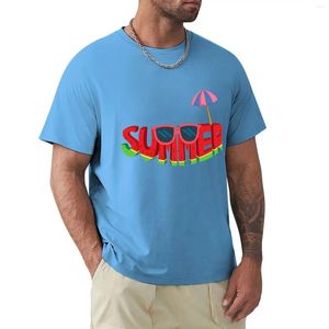 Polos masculinos Hello Hello Summer Watermelon T-shirt