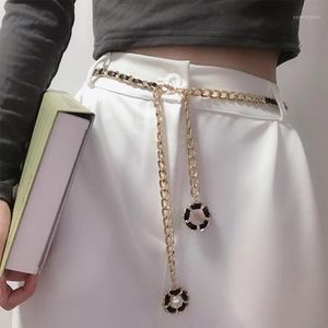 Celra cinturão de corrente de moda de luxo para mulheres designer de cintura de metal marca vestido jeans Acessórios para roupas de vestuário 271q