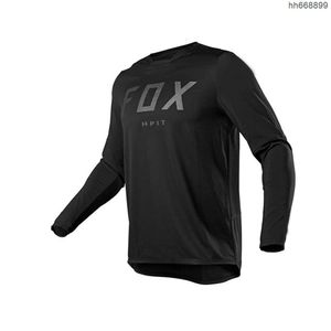 Men's T-shirts Outdoor T-shirts Summer Long Sleeved Mens Sweat Wicking Spring Sweatshirt Riding Suit Speed Subdues Foxx Hpit Foxx Zgi7