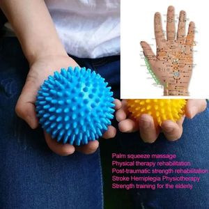 75 cm Spiky Massage Ball Hand Foot Body Pain Stress Massager Relief Trigger Point Health Care Sport Toy Random Color 240516