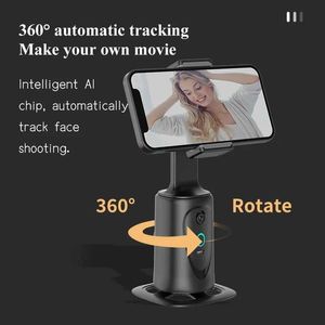 Monopodi selfie Monopods intelligente AI Nuovo mini selfie stick monitoraggio automatico e sparare rotazione a 360 gradi Tracciamento intelligente Mob in tempo reale S523