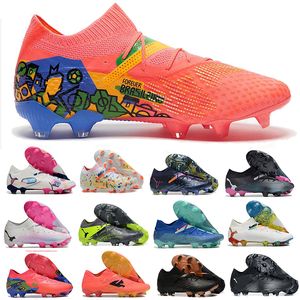 PM SCARPE SOCCIO FUTURE 7 Match Copa x Neymars FG/Ag Forever Faster Eclipse Sunset Glow Fenomenale Pacchetto di palcosceniche di calcio rosa bianco Black Teaser Fenomenale FTR Boots2