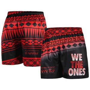 Men's Shorts 2023 New Mens Black Red Bloodline Vintage Shorts Sean Michaels 1997 Survivor Collection Vintage Summer Sports Childrens Shorts Q240522