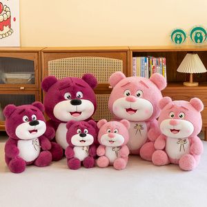 Super Cute Happy Bear Plush Toy Girl Birthday Gift Home Decoration Car Pillow Ring Gift Wholesale
