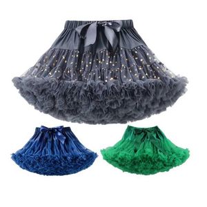 Юбки юбки Girls Green Tutu Pettiskirt Santa Tutu Skin Girls Christmar Costum