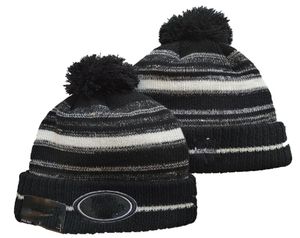 New Football Beanies Black 2021 Sideline Sport Pom Cuffed Knit Hat Knit Hat Pom Pom Cap 32 Teams Knits Mix And Match All Caps9676807