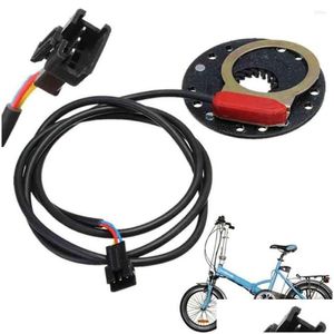 ATV Peças de ATV All Wheels Terreno Kit de conversão de plástico elétrico Biciclo de bicicleta Pedal Sensor de assistente de pedal 5 ímã fácil de instalar e usar d otgvu