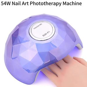 Manicure Device Mini 54w With Timer Auto Sensor Nail Dryer Nail Lamp Quick-drying Led Nail Enhancement Lamp 240523
