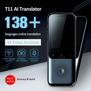 Новое обновление T11 Мгновенное голосовое переводчик Portable138 Язык в реальном времени умный переводчик Offiline Voice AI Voice Translator