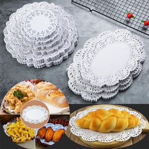 Ferramentas de cozimento 140pcs Round Mat Papel Dentro Cupcake Brim Cupcake Pad para frigideira Bolo de biscoito de mesa de biscoitos de mesa de festa de festa