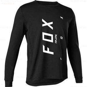 Camisetas masculinas Raudax Fox Men Downhill Jerseys MTB Mountain Bike camisetas Offroad Motorcycle Jersey Motocross Roupas de ciclismo 2ujj