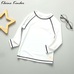 Rashguard para crianças meninos de manga comprida Kidswear Beach Protection UV Camisas de sol