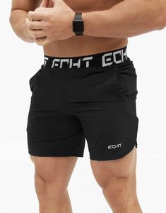 Mäns shorts Nya män Fitness Shorts Summer Gym träning Mens andas snabbt torkande sportkläder jogging strand shorts j240522