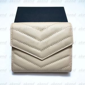 Äkta av hög kvalitet äkta läderväska korthållare berömda kvinnors handväska hållare Luxurys designer modemynt lammskinn hangbags män w 242n