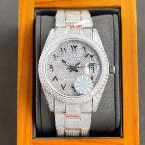 Diamond Watch Automatyczne mechaniczne zegarki męskie dla mężczyzn 40 mm stal nierdzewna żywotność Wodoodporne zegarek