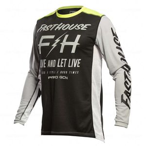 Herren-T-Shirts Moto Fahrradtrikothülle Fahrrad Enduro Mtb Hemd Downhill T-Shirt Camiseta Motocross MX Mountain Bike Kleidung Fasthouse ZGP6