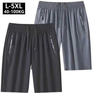 Shorts maschile maschili più dimensioni estate pantaloncini sporti da uomo sottili sciolti di asciugatura rapida Q240522