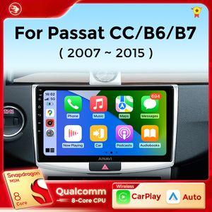 Car DVD-радио мультимедийный игрок для Volkswagen VW Passat B6 B7 CC 2007-2015 CarPlay Radio Android Auto 4G GPS DSP 48EQ 2DIN