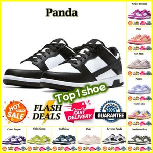 Designer sapatos casuais homens mulheres baixas panda tripla rosa cinza neblina marrom universidade vermelha média oliva unc gai tênis de tênis ao ar livre 36-47